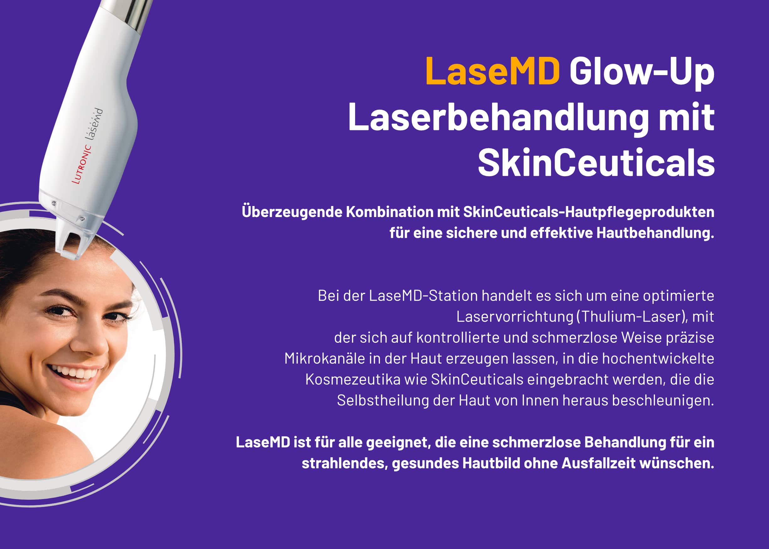 Kosmetische Behandlungen LaseMD mit SkinCeuticals bei Citylaser